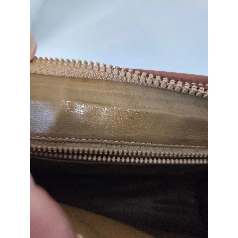 Celine Macadam Triomphe Vintage Shoulder Bag Brown Monogram Coated Canvas